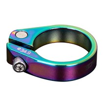 시트 포스트 클램프 31.8mm 34.9mm 튜브 클립 MTB 시트 포스트 클램프 용 자전거 시트 포스트, 34.9mm 화려합니다