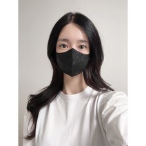 언니네 잡화공간 KF94 새부리형 퍼플 컬러마스크 50매 톤업핏, 대형, 화이트