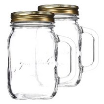 글라스락 캐닝머그 2P, 750ml, 1세트
