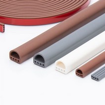 흡음테이프 방음스펀지 가정용방음부스 천장방음 테이프 도어창 사운드 절연 스트립 자체 접착 창 절연 씰에 대 한 6 m di 유형 실리콘 고무 씰링 스트립, 회색, 6M, 9mm x 8mm