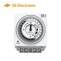 국내산 아날로그 타이머 24시간 MT-2401 1로 3로 4P 5P 단상 삼상 전기 타임 스위치 아날로그 간판 디지털 해바라기 리미트 SR 산전, SR산전 타이머 MT-2401 5P 3로