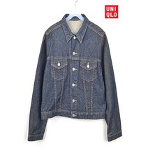 빈티지/ 유니클로 청자켓/여성L/데님/진청/브랜드/1136y1