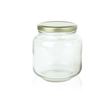 [가인글로벌] 원형고추장1L 유리병 12개1박스+화이트캡, 12개, 900ml