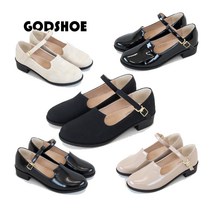 갓슈 GODSHOE 비비드튜울립 에나멜구두 누벅구두 여성구두 단화