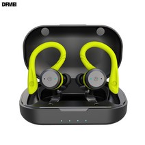 FANTINI P9 블루투스 이어폰 블루투스 5.0 노이즈 캔슬링 무선 이어폰, 형광그린