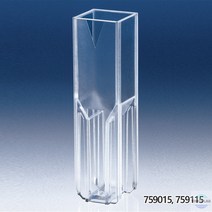 일회용 큐벳 1.5에서 3.0ml 100개 Cuvette S18-59-014 759015