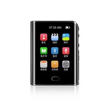 MP4 블루투스mp3 풀터치 스크린 대용량 저장 지지대 MP4 MP5 블루투스 5.0 플레이어 2.5 인치 AMV AVI 비디, 0 black