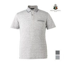 브루노바피 솔리드 린넨 요꼬에리 반팔티셔츠 MKOASUM3101