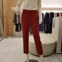 더아이잗 파이핑 디테일 슬림핏팬츠