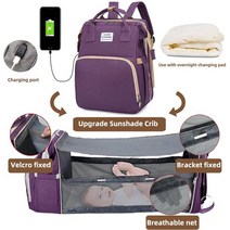 기저귀 가방 다기능 여행 backapack bebe 침대 변경 테이블 패드 출산 간호 핸드백 유모차