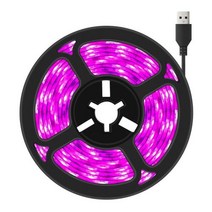 조립식비닐하우스 DC 5V USB LED 성장 빛 전체 스펙트럼 방수 UV Phyto 램프 실내 묘목 온실 수경 식물은 램프를 성장합니다, Not Touch+2M 180leds+Waterproo