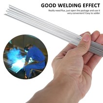 알곤용접봉10/20pcs 용접봉 와이어 솔더 전극 직경 50cm 범용 구리 알루미늄 철 Fux 코어 핫로드 액세서리, 01 10PCS, 01 10PCS