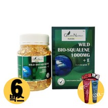 [사은품제공]호주 굿라이프 뉴트리션 스쿠알렌 1000mg 365캡슐 프리미엄 스쿠알란 상어간유 알지알지몰 RZ, 상품수량, 6개