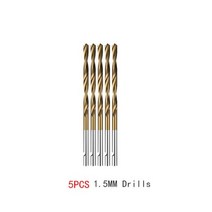 프리미엄 비즈 드릴 비트 카바이드 볼 블레이드 목공 밀링 커터 몰딩 도구 라우터 세트, 1.5mm 드릴