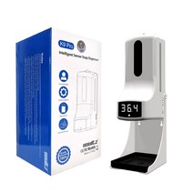 자동 손소독 디스펜서 겸용 발열측정 비접촉 적외선 스마트 온도계 K9 Pro, K9 Pro 적외선 비접촉 온도계, 1개