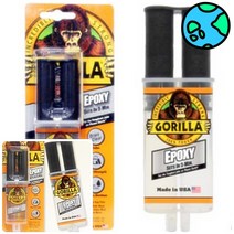 위천일 고릴라 다용도 주사기 에폭시 글루 접착제 투명 25ML 금속접착제 순간접착제 플라스틱접착제 유리접착제