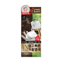 미쟝센 쉽고빠른 거품 염색약, 4N(짙은갈색), 1팩