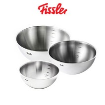 휘슬러 매직 믹싱볼 3종세트 무광 Fissler 스텐용기