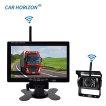 7인치 무선 후방카메라 화물차 대형차 중장비 후방뷰 2.4G 12V-35V, 단품, 단품