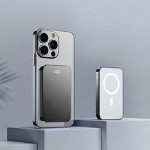 블랙박스배터리 차량보조배터리 차량 블랙박스 보조 배터리 MagSafe 10000mAh 아이폰 13 12 자기 보조베터, 01 graphite black_02 10000mAh