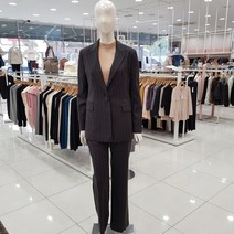 조이너스 세미 벨바텀 스트라이프 세트 팬츠(자켓별도)JABW1WPL050(챠콜/스트라이프)