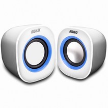 앱코 BONITA SP10 화이트/블루 PC 스피커