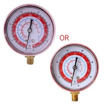 적색 에어컨 R404/R134A/R22 냉매 고압 게이지 PSI KPA, 01 High Pressure