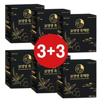 모생생 흑깨환 건강 블랙푸드 흑김자 검은콩 건강 간식 어른 선물 수험생 어르신 아침 영양 고급 과자 부모님 프리미엄, 모생생 흑깨환 3+3개