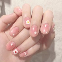 떨샵 여름 네일팁 페스티벌 네일팁 포인트 셀프네일, 2개, NAIL-N07