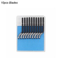 디버링툴 핸드 메탈 디버링 도구 키트 라우터 비트 로터리 블레이드 목재 플라스틱 용 정밀 에지 리무버 알, 01 Deburring Blades