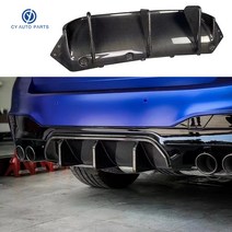 BMW M5 자동차 부품용 탄소 섬유 리어 범퍼 스플리터 디퓨저 스포일러 립 공장 공급 도매, 한개옵션0