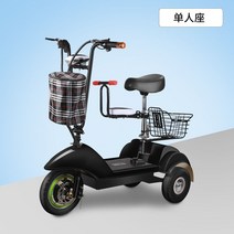 세발 전기 자전거 삼륜 키트 배달 전동 미니 펫바이크, 48V, 블랙48V리튬배터리1인승/3C인증모터