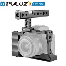 dslr 짐벌 캐논 6dmark2 오막포 puluz 비디오 카메라 케이지 안정 장치 canon eos m50 dslr for sony a6600ilce-6600 카메라 안정, 그들 m50