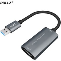비디오 캡쳐보드 카드 HDMI 방송장비 4k 루프 1080p usb 2.0 마이크 유형, z29 USB 2.0 그레이
