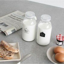 [바보사랑] 서울우유 밀크홀 유리병 (330ml) - 2type, 종류:밀크홀(화이트)