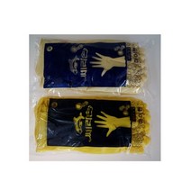 쎄라손미니고무장갑-H/고무장갑/장갑/주방장갑/수세미, 연노랑, 연노랑