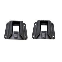 Brompton 접이식 자전거 가방 랙 홀더 용 2Pcs 캐리어 블록 어댑터 전면 마운트, 검은 색