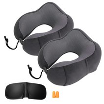 모가비 메모리폼 여행용 목쿠션 + 수면안대 + 귀마개