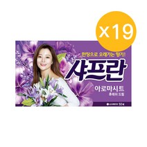 샤프란 아로마시트 후레쉬드림 50매 19개, 상세페이지 참조