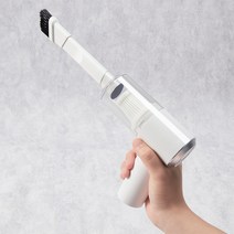 진공 청소기 무선 자동차 진공 청소기 강력한 흡입 휴대용 LED 조명 3 1 흡입 노즐 Foldable 자동차 진공, 04 PQ018White
