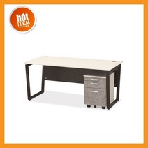 멜론 책상 서랍별도 (학생 컴퓨터 사무실), W1600 X D800 X H720:화이트그레이+블랙