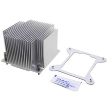 공랭 cpu 램 쿨러 케이스 쿨링팬 팬허브 2U 서버 알루미늄 방열판 라디터 Intel 1150 1151 1155 1156 산업용 수동 냉각, 단일옵션