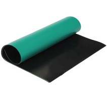 국산 녹색 유광 제전매트 롤 두께 2mm 폭60cmx10M ESD 정전기방지 고무판