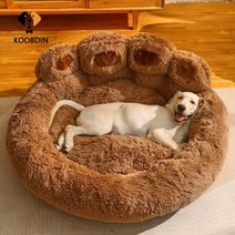 강아지 마약 방석 부드럽고 푹신한 반려동물 매트 강아지 고양이를 위한 안식처, 30kg용 XXL-펫, 갈색