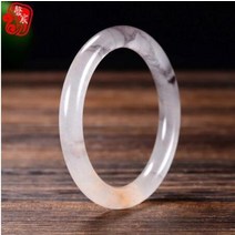 옥팔찌 옥구슬 진주 탄생석 원석52 ~ 68mm 대형 녹색 옥 팔찌 여성 치유 보석 정품 천연 Hetian 연옥 비취