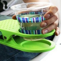 클립 컵홀더 집게 컵 거치대 받침대 꽂이 플라스틱, 기본, 상품선택