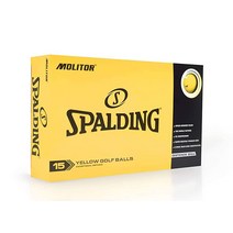 Spalding Molitor 15팩 - 옐로우, Yellow