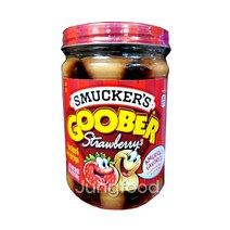 스머커즈 구버 딸기 땅콩 버터잼, 510g, 1개
