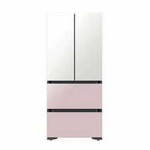 [하이마트] 삼성 비스포크 4도어 김치냉장고 RQ48A9401AP (490L 글램 화이트 글램 핑크 1등급)