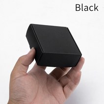 포토박스 카메라 10pcs검정 포장 판지 선물 비누 는 주문 크기 로고 인쇄를, 검은색, 10개, 8x5x3cm